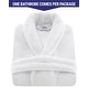 preview thumbnail 2 of 3, American Soft Linen Mens and Womens Robe Warm Fleece Unisex Bathrobe