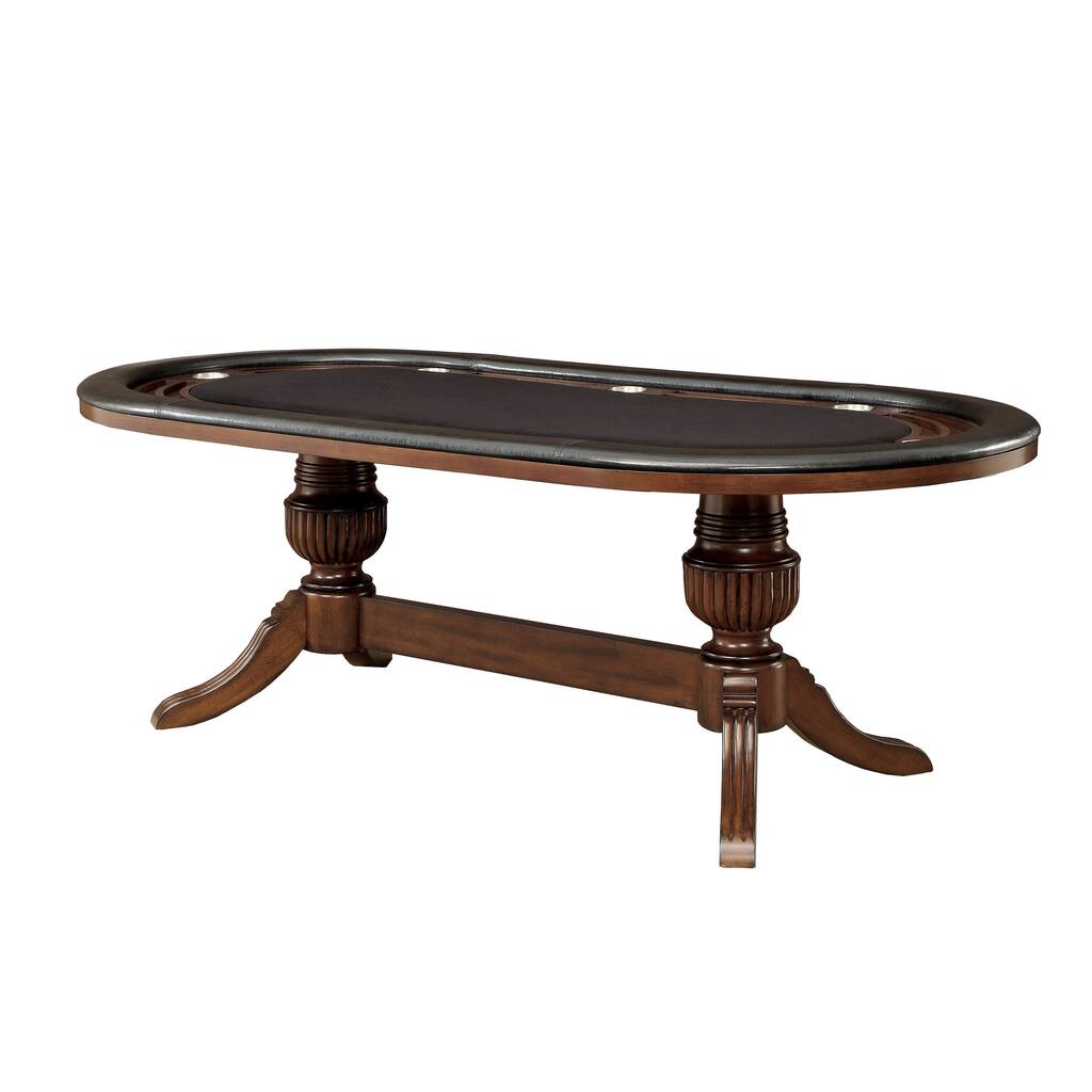 Frankline Traditional 88-inch Solid Wood Game Table by Furniture of America