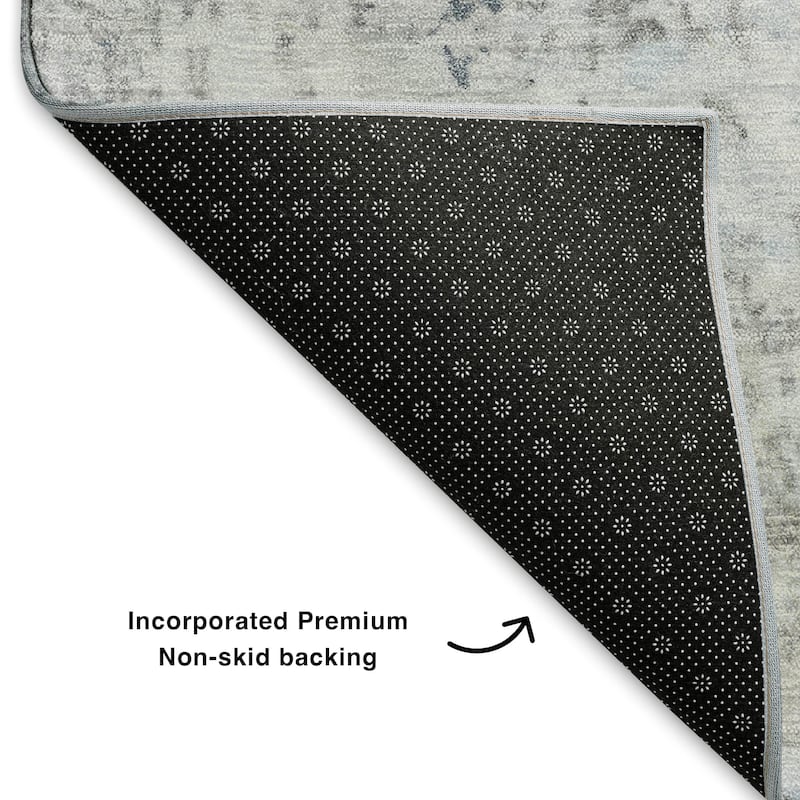 Premium Washable Super Soft Abstract Vintage Mayfield Rug
