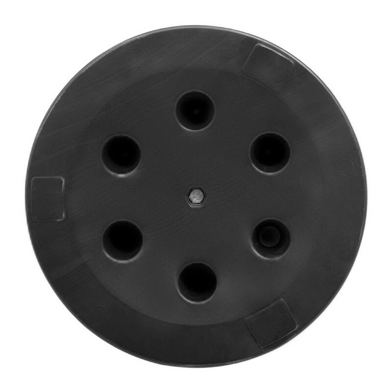 Crestlive Products 10 x 6.5 FT Rectangular Patio Market Umbrella with Black Base Included