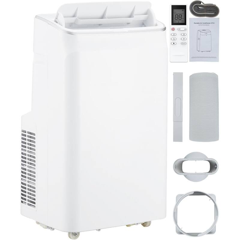 Portable Air Conditioner for Indoor Rooms, 3-In-1 AC Unit for Bedroom - White
