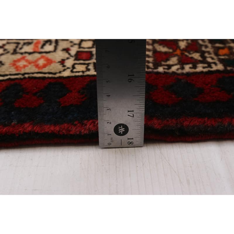 ECARPETGALLERY Hand-knotted Konya Anatolian Red Wool Rug - 3'9 x 10'6