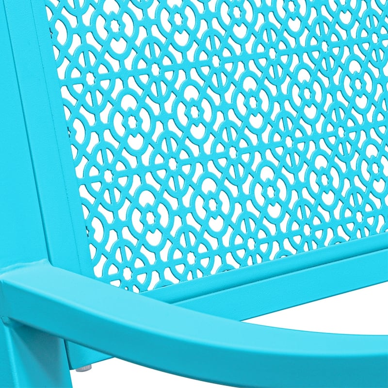 Maypex 2-Person Metal Outdoor Garden Bench