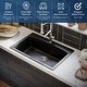 preview thumbnail 50 of 62, Karran Drop-In Quartz Single Bowl Kitchen Sink