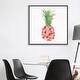 preview thumbnail 10 of 16, iCanvas "Tropical Fun Pineapple I" by Courtney Prahl Framed
