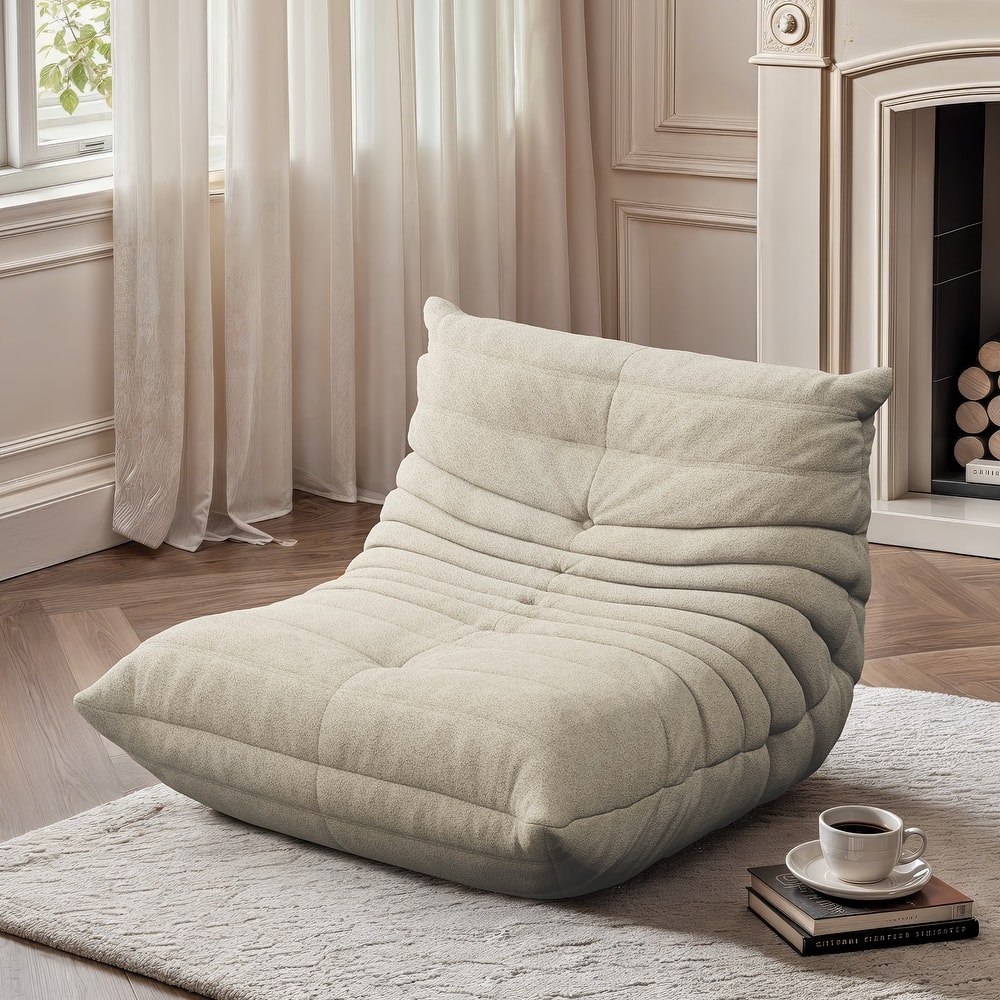 Lazy Fireside Sofa Lounge Chair Filled by High Density Memory