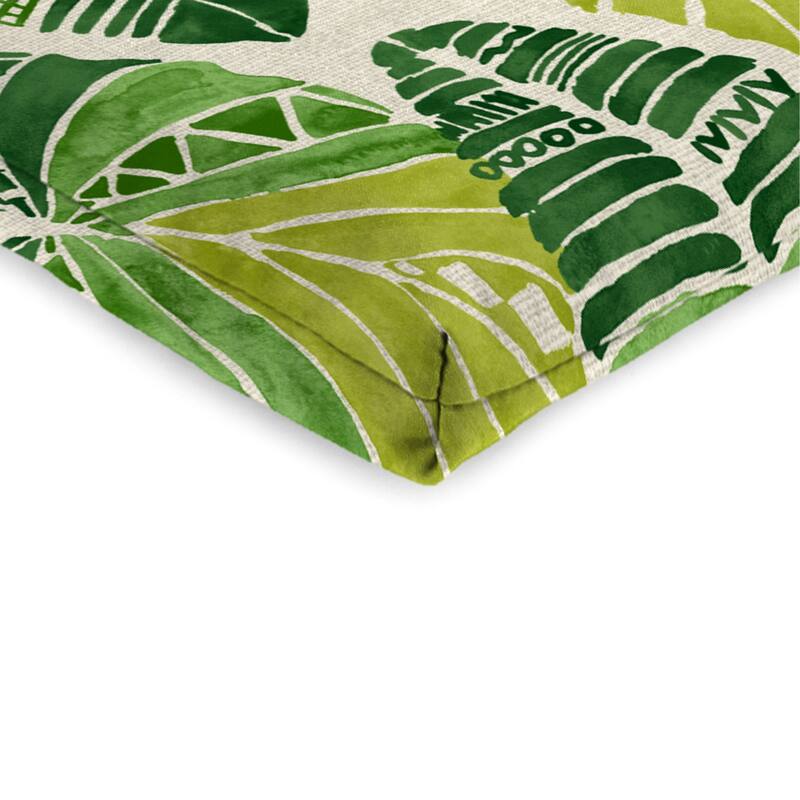 21" x 44" Outdoor Chair Cushion with Ties and Loop - 44'' L x 21'' W x 3.5'' H
