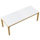 preview thumbnail 13 of 30, 78.74 Inches Rectangular Dining Table with Heavy-Duty Metal Legs (Only Table)