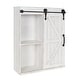 preview thumbnail 20 of 57, Kate and Laurel Cates Decorative Wood Cabinet with Sliding Barn Door - 22x28