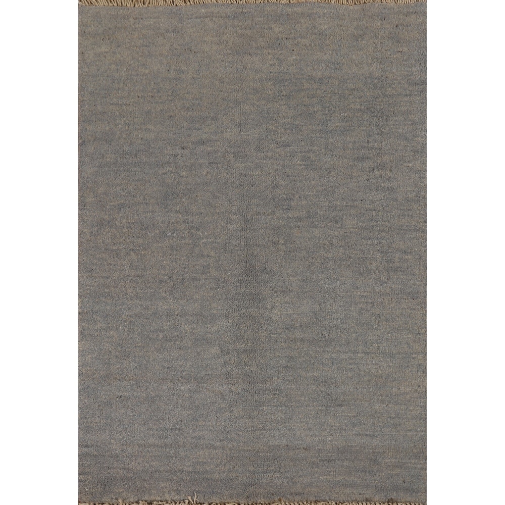 Contemporary Gabbeh Oriental Accent Rug Handmade Wool Carpet - 2'0"x 2'11"