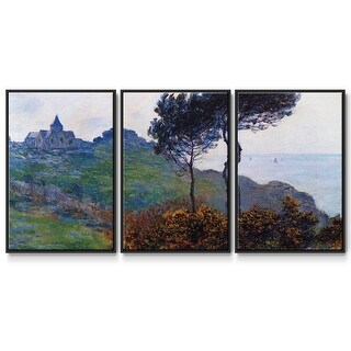 Church at Varengeville by Monet - Multi Piece Framed Canvas - Bed Bath ...