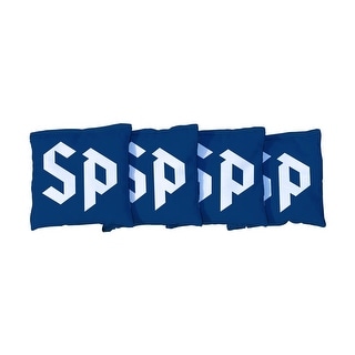 Saint Peters Peacocks Blue Cornhole Bags