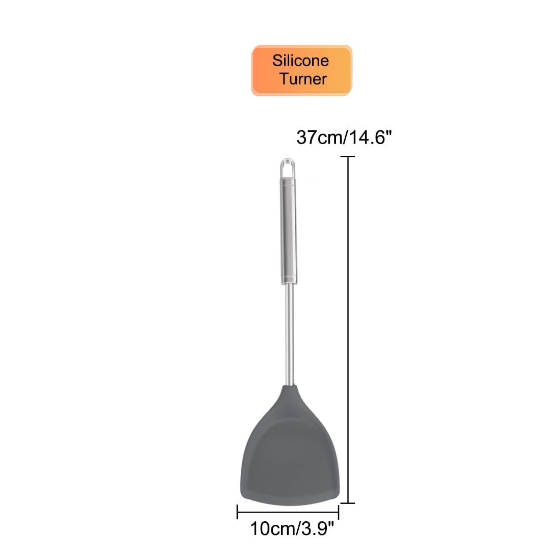 Silicone Turner Spatula Heat Resistant Non-scratch - 14.6 x 3.9(L*W) - On  Sale - Bed Bath & Beyond - 32137912
