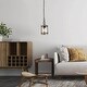 preview thumbnail 9 of 11, The Gray Barn Farmhouse 1-Light Cylinder Pendant Glass Lighting for Kitchen Island