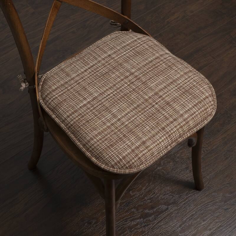 Aria Memory Foam Non-Slip Chair Pad with Ties