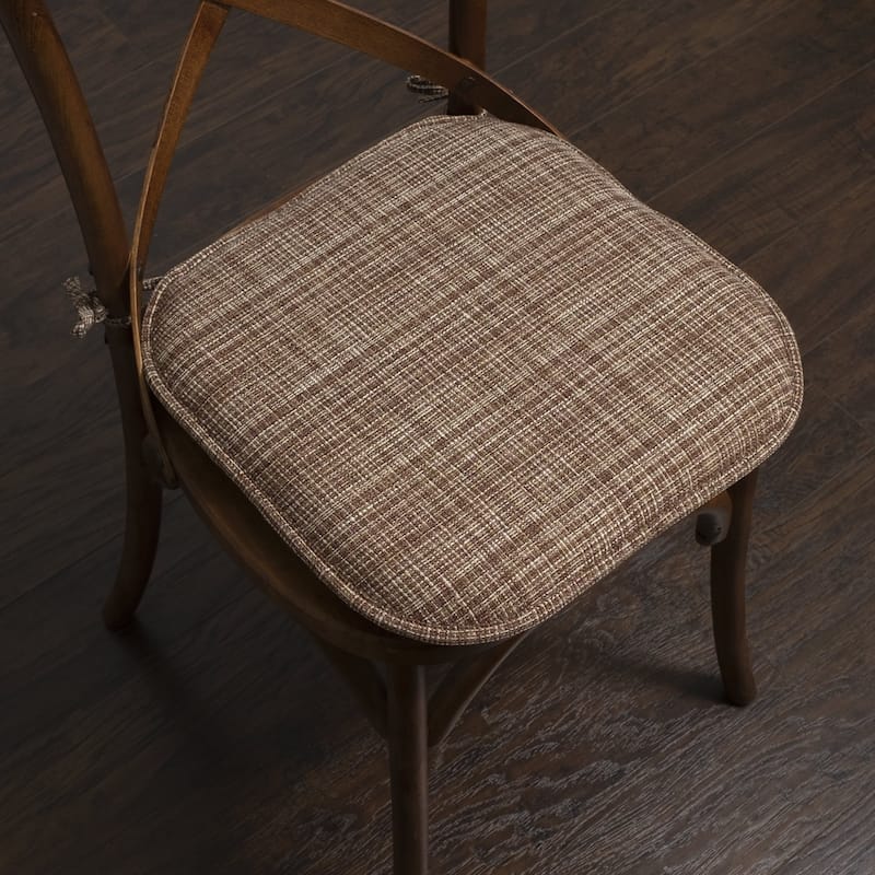 Aria Memory Foam Non-Slip Chair Pad with Ties