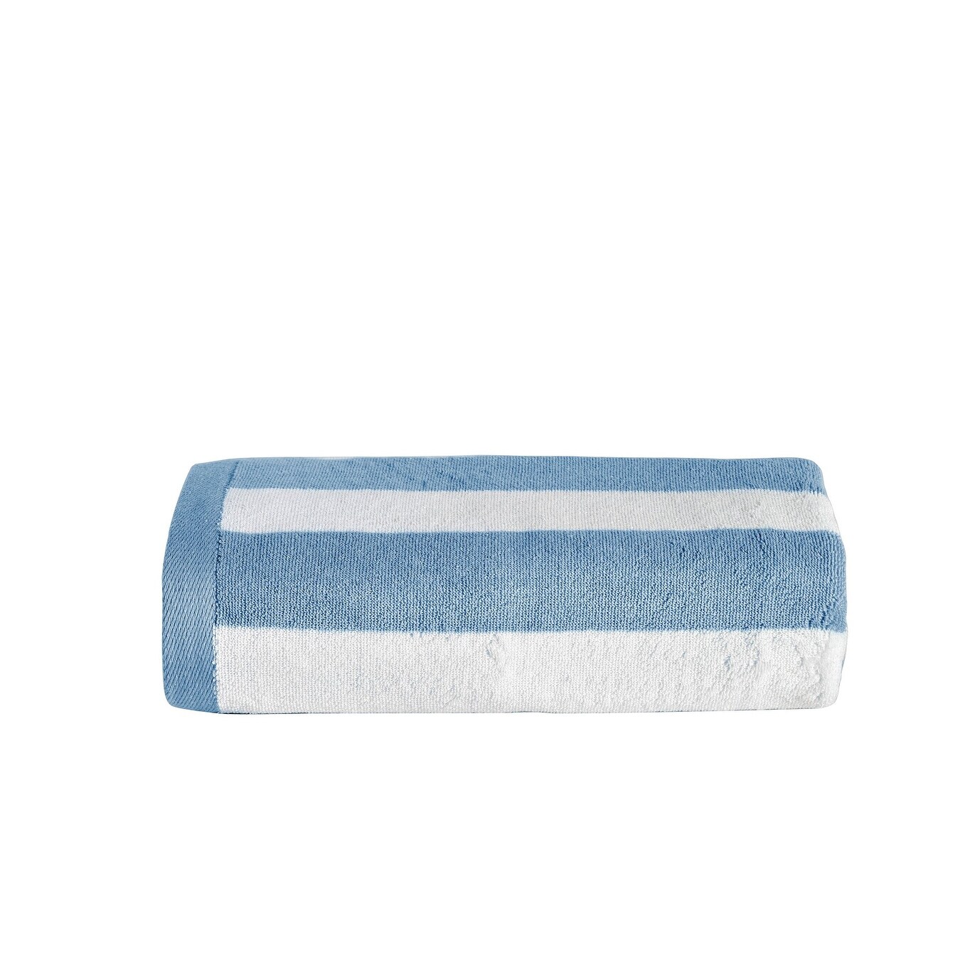 Blue-Yellow, 35x65 Inch Premium Quality 100% Cotton Turkish Cabana Thick Stripe Pool Beach Towels 2-Pack
