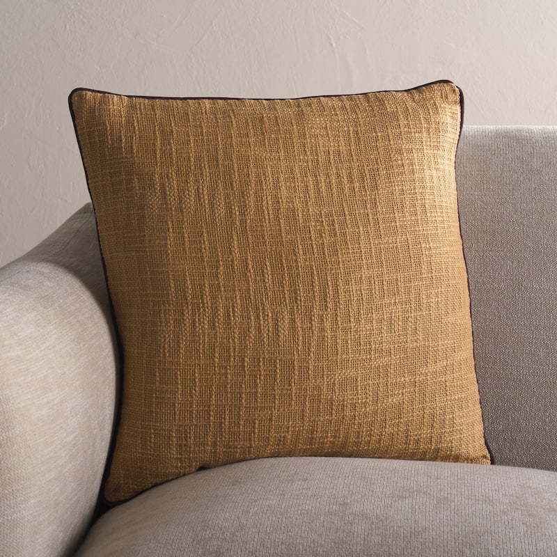SAFAVIEH Home Dani Decorative Pillow - Taupe/Brown - 18x18-inch Square