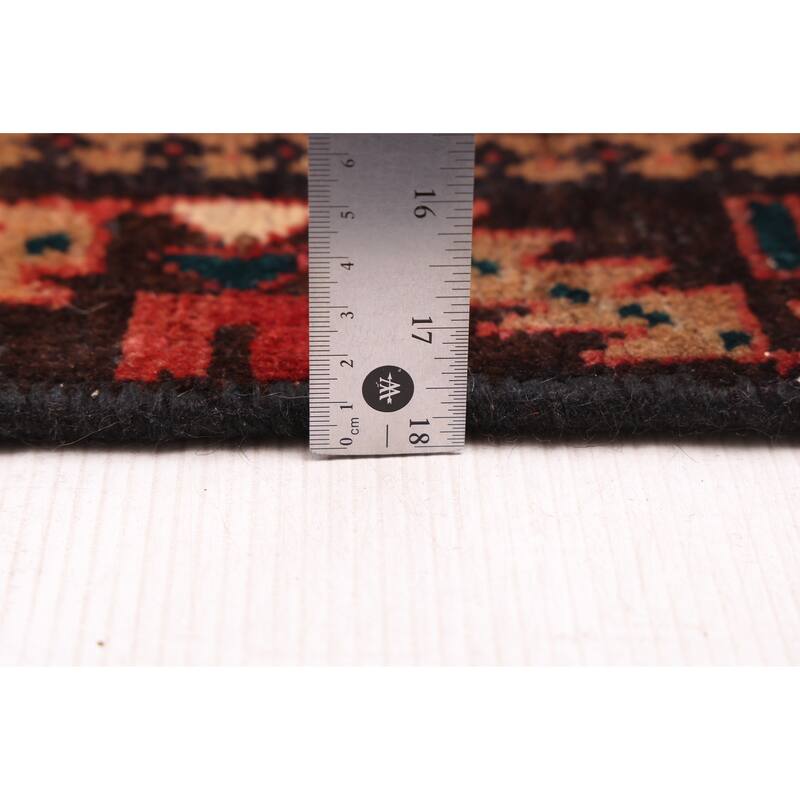 ECARPETGALLERY Hand-knotted Konya Anatolian Dark Navy, Red Wool Rug - 3'3 x 9'10