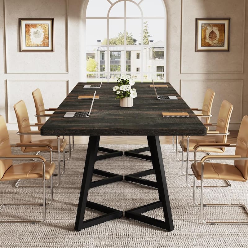 31.5” Square Dining Table for 4 with Metal Base for Dining Room