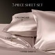 preview thumbnail 3 of 54, Martex Elegance Satin Sheet Set Silky Soft Smooth Luxury Bed Sheets