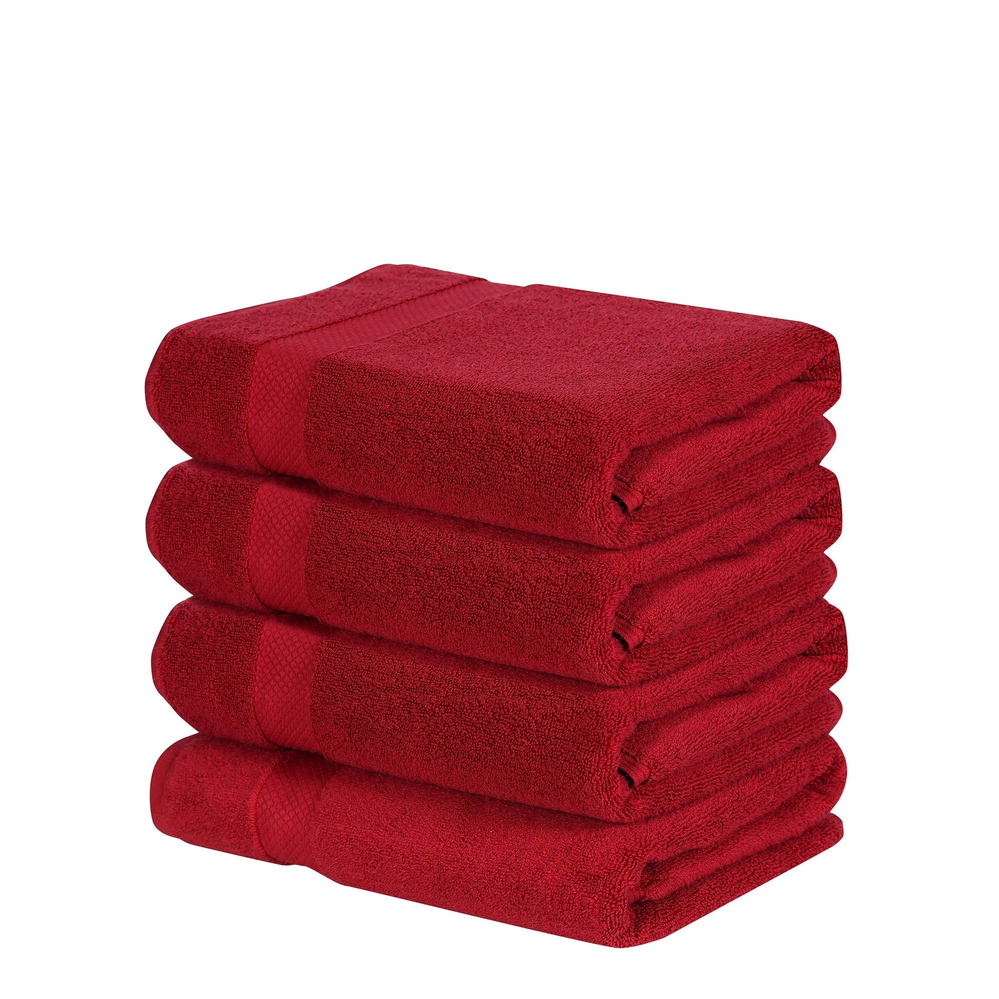 Better Trends Splash Collection 100% Cotton Reversible Bath Towel - Plush, Absorbent, and Stylish Bathroom Essential