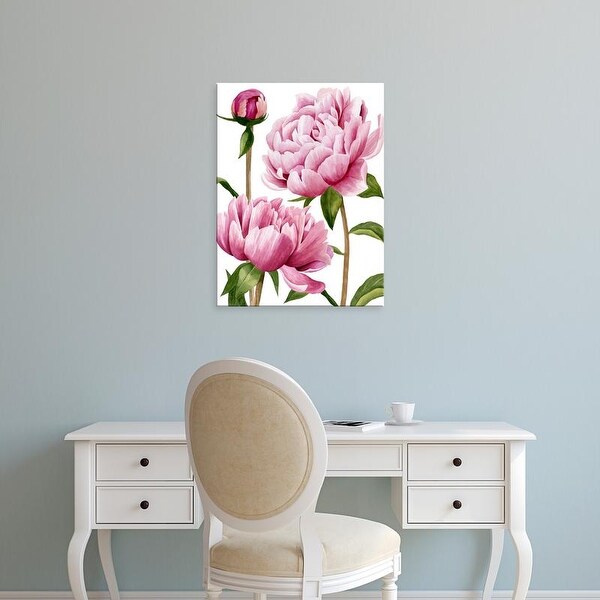Easy Art Prints Grace Popp's 'Winsome Peonies I' Premium Canvas Art
