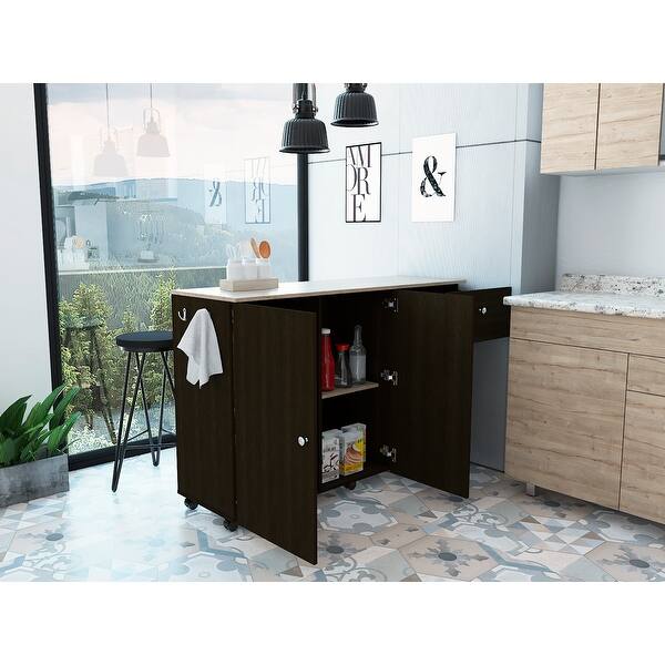 Tuhome Victoria Kitchen Island Cart