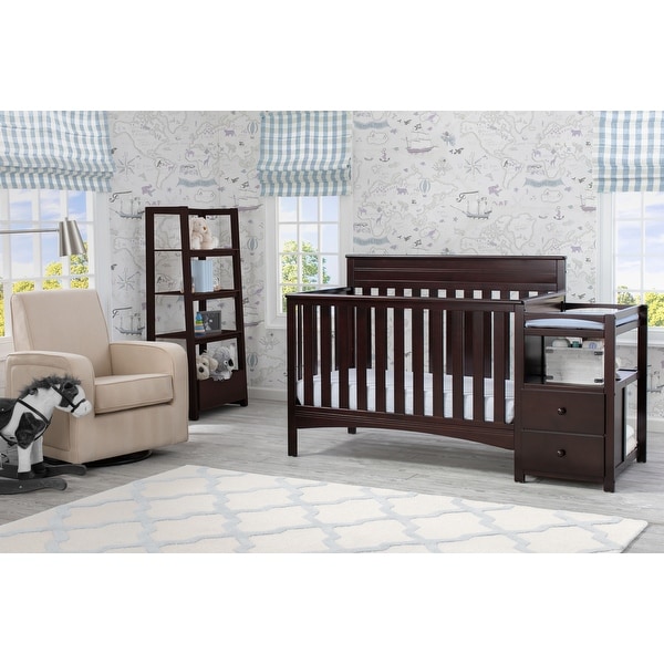 presley crib and changer