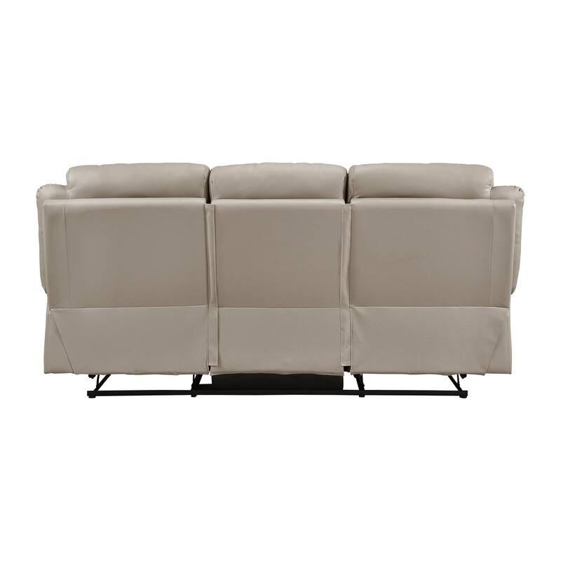 Papyrus 3-Piece Leather Match Manual Reclining Sofa Set