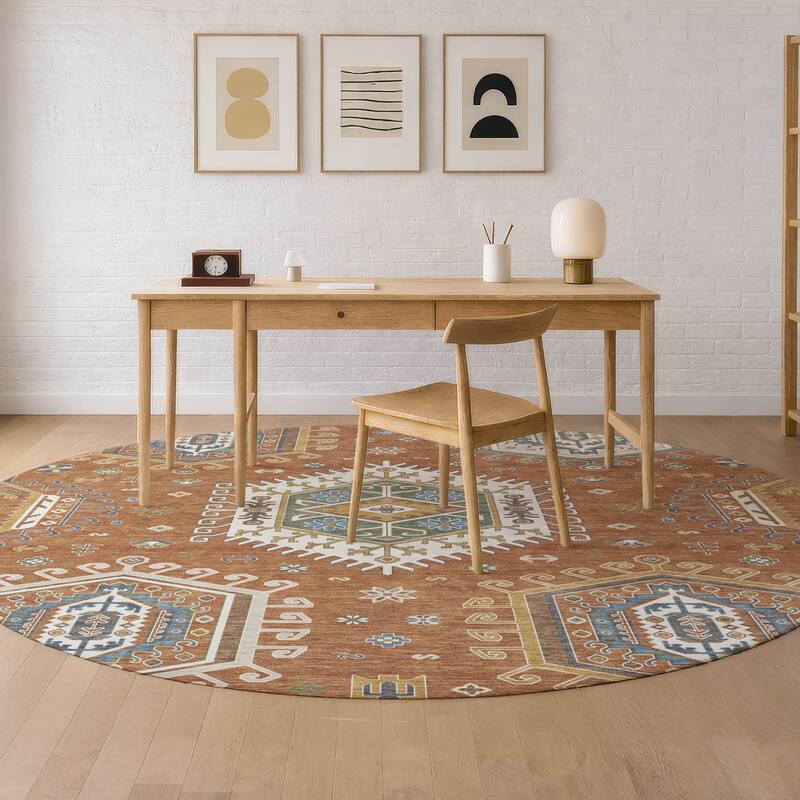 Machine Washable Indoor/ Outdoor Global Akron Chantille Rug
