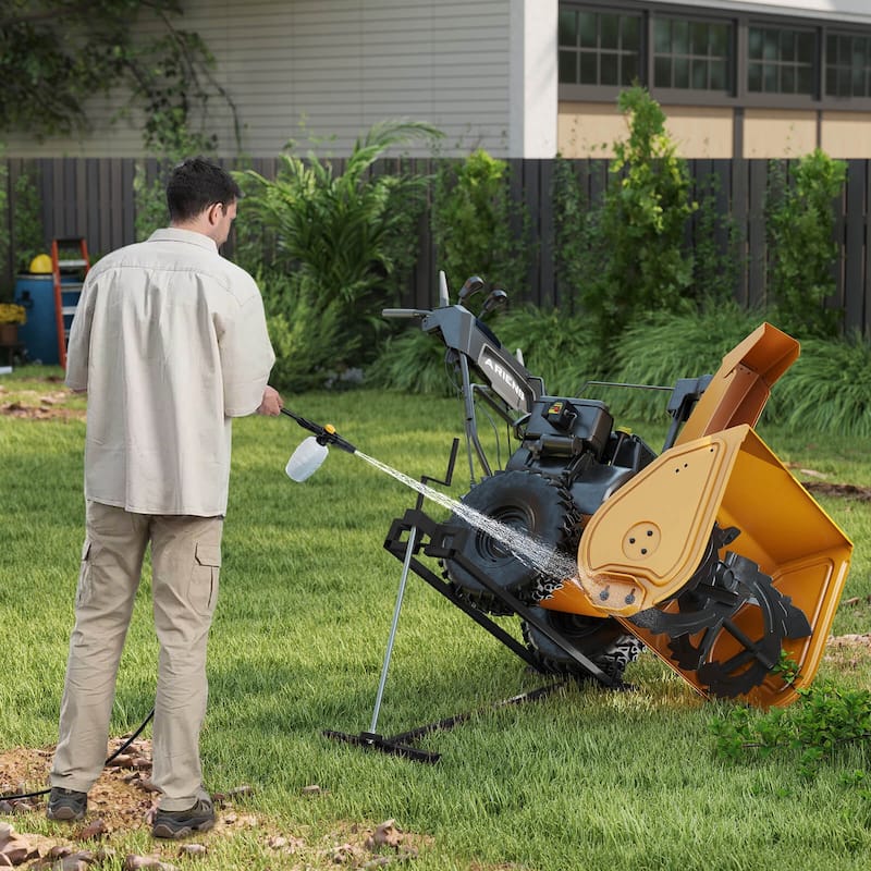 Costway Lawn Mower Lift Jack with Adjustable Height Angle Manual - See Details