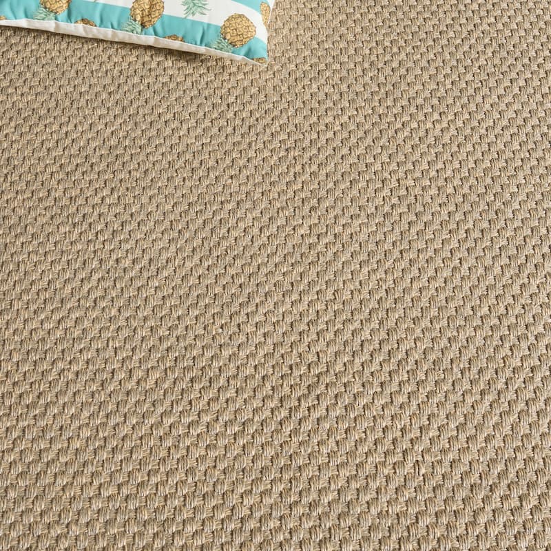 SAFAVIEH Napa Faux Sisal Meret Washable Indoor/Outdoor Rug - Weather Resistant & Easy Cleaning