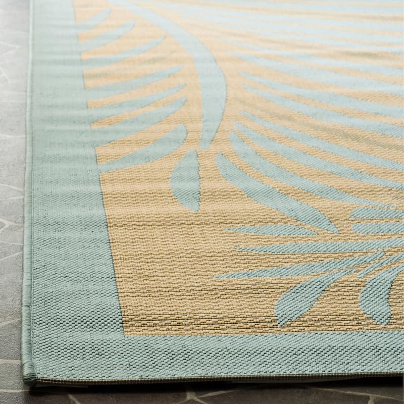Martha Stewart by SAFAVIEH Tropic Palm Indoor/ Outdoor Waterproof Rug