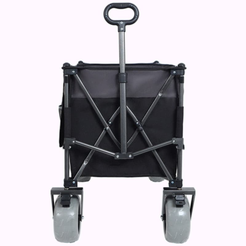9" x 4" All-Terrain Balloon Wheels, 300L XL Heavy-Duty Folding Wagon Cart - 480lbs Capacity