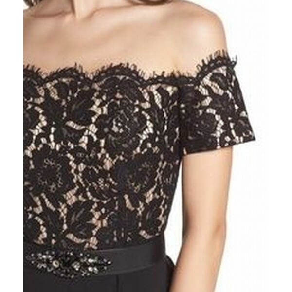 eliza j off shoulder jumpsuit