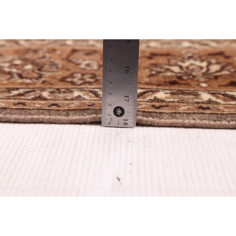 ECARPETGALLERY Hand-knotted Kayseri Cream Wool Rug - 4'11 x 7'4