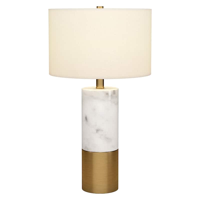 Lena 24" Tall Table Lamp with Fabric Shade - 13" Wide