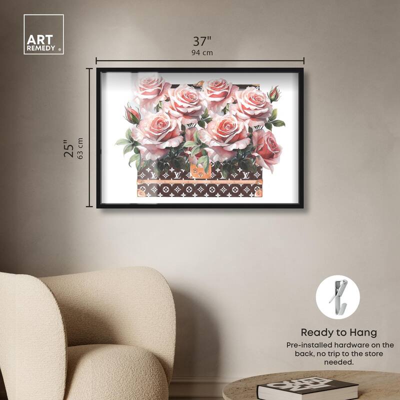 Doll Memories - Stylish Roses Shadowbox by Art Remedy