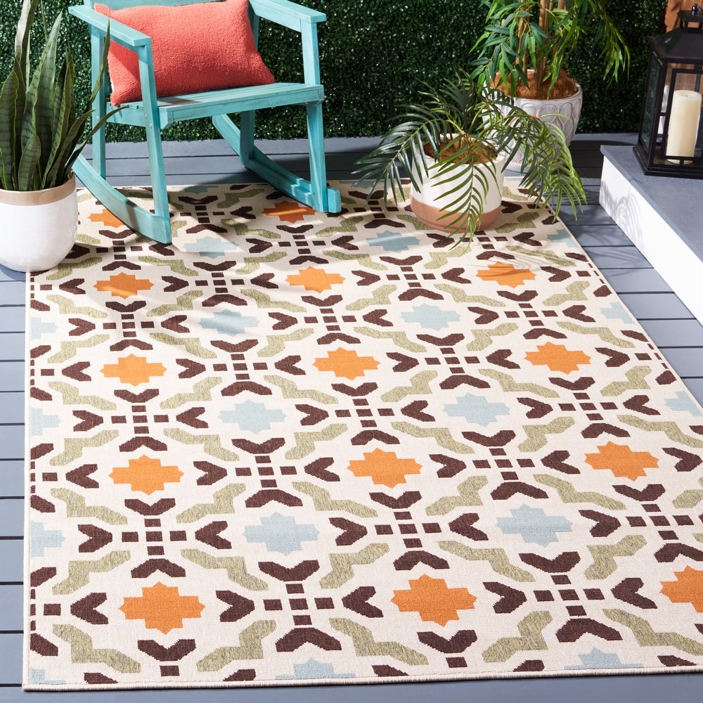 SAFAVIEH Veranda Ranu Indoor/ Outdoor Waterproof Patio Backyard Rug