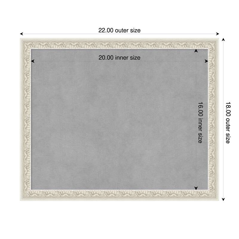 Amanti Art Bethany Black Framed - 22 x 18 in - Bethany Silver