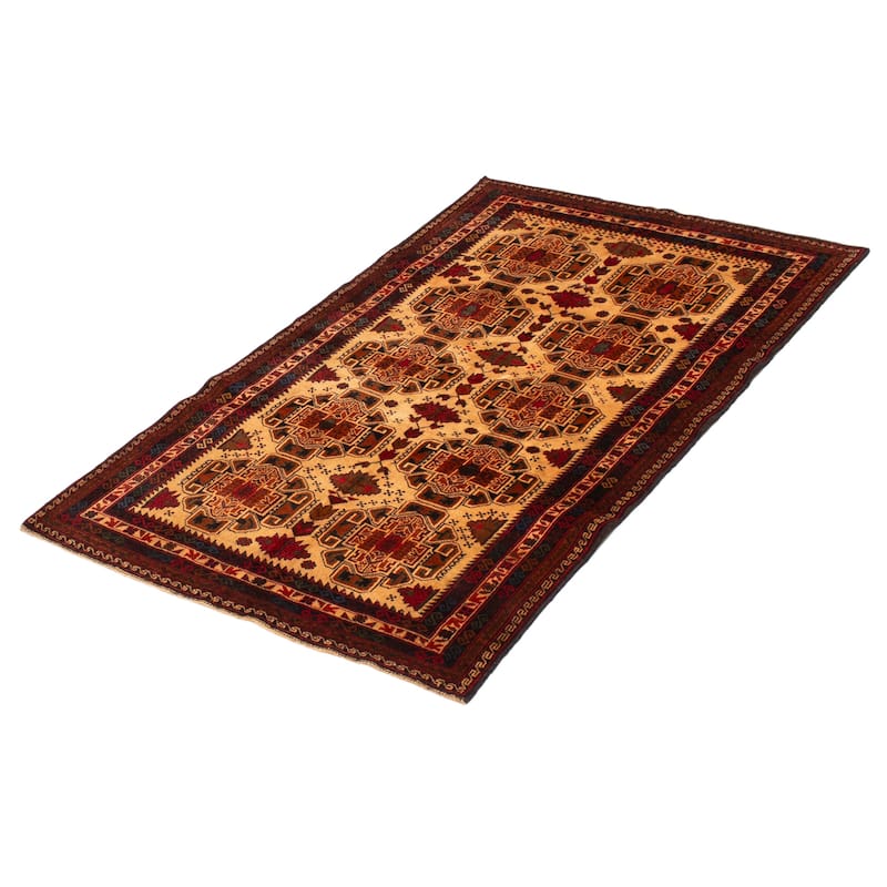 Teimani Ivory Rug 3'11" x 6'5" - 3'11 x 6'5