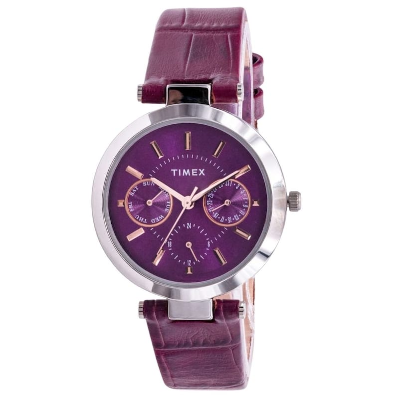 Timex Women's Classic Purple Dial Watch - TW2T46200 - One Size