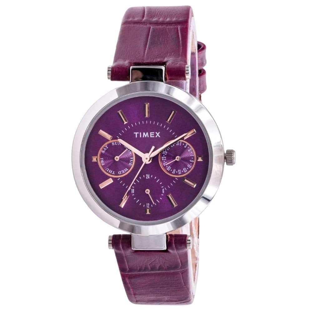 Timex Women's Classic Purple Dial Watch - TW2T46200 - One Size