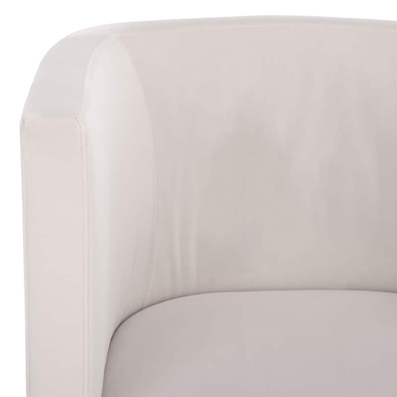 SAFAVIEH Sena Barrel Back Accent Chair (Fully Assembled) - W26" x D26" x H30" - 26Wx26Dx30H