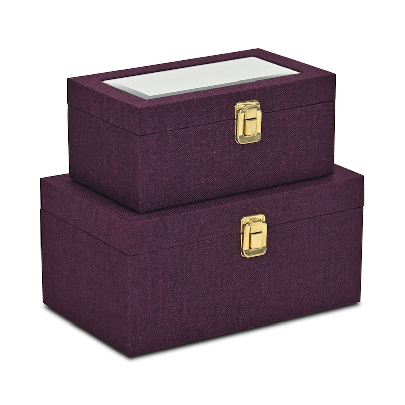 Canter Isle Linen Decorative Box Set