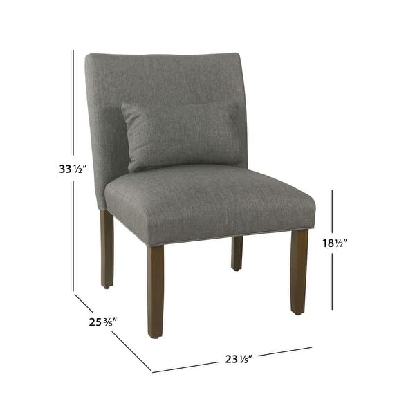 dimension image slide 2 of 10, Porch & Den Alsea Accent Chair with Pillow