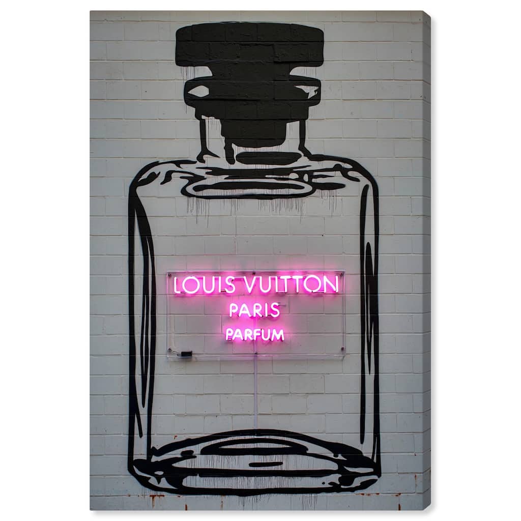 Parisian Parfum Pop Canvas by Art Remedy, Gallery Wrapped