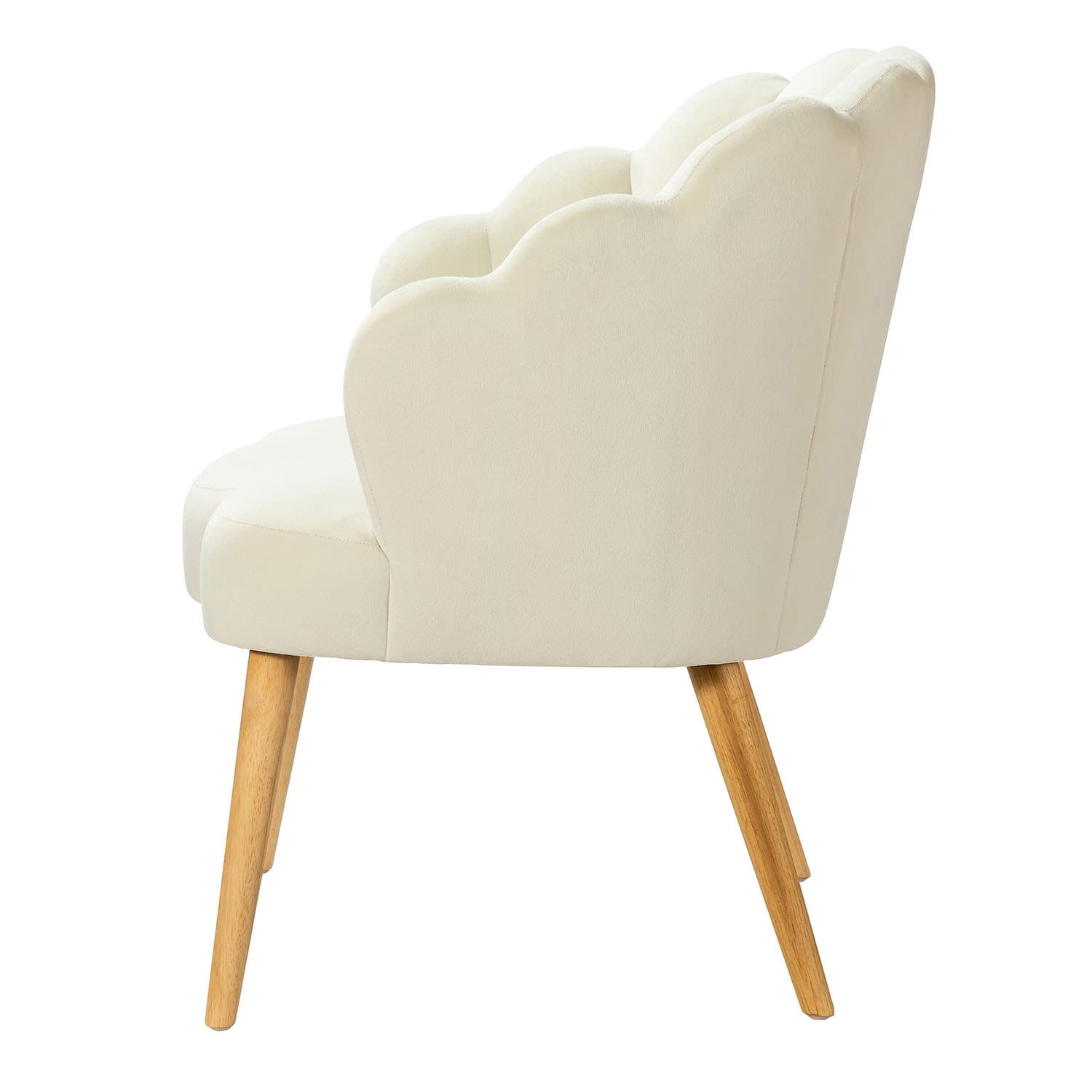 Carson carrington ullnasnoret scalloped velvet arm chair store