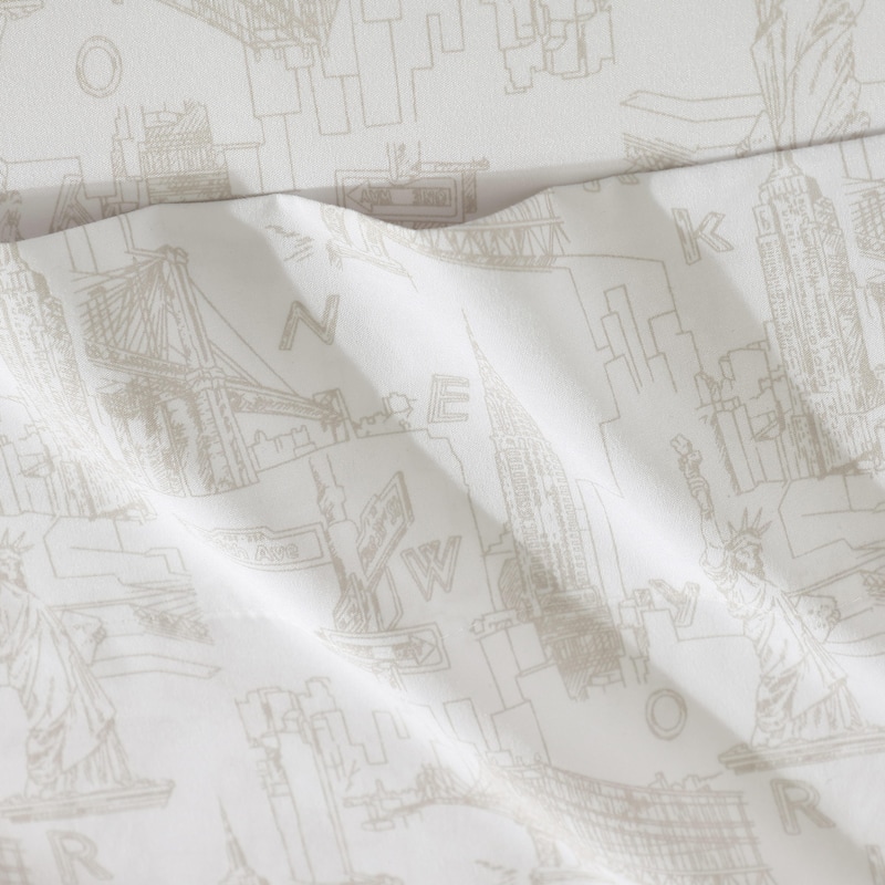 Kenneth Cole Printed Cozy Bonus Sheet Sets
